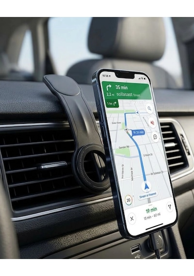 Mey İthalat Güçlü Mıknatıslı Araç Telefon Tutucu 360 Döner Dashboard Standı
