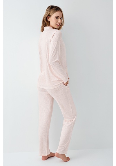 Arnetta Kadın Pembe Gömlek Pijama Ar3418-s-v1 Pembe