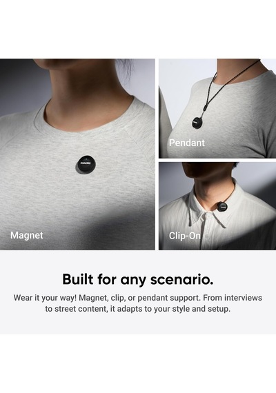 Mic Air 1 Tx + 1 Rx , Gürültü Engelleme, 300 M Menzil, Usb-c İphone/android/pc/mac İçin Kablosuz Mikrofon, Vlog, Akış