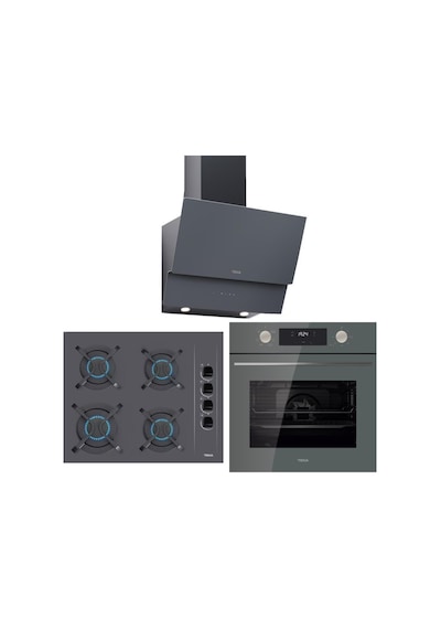 Teka Chef 4 HAK 625 ST - GBC 64002 KBC ST - ATV 60 PRO ST Gri Ankastre Set