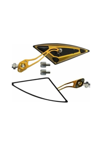 Gear5 Ayna Takımı Üçgen Model Modifiye Gold 8-10mm