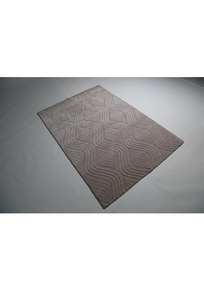 Çam Halı Emboss Jr10 Krem Modern Desen Yeni Zellanda Yünü Ve Visk 130X190 Krem