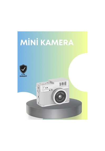 Mini Retro Dijital Kamera 1080p Full Hd Dahili 128gb Hafızalı - Hs08375481-2211 Renkli