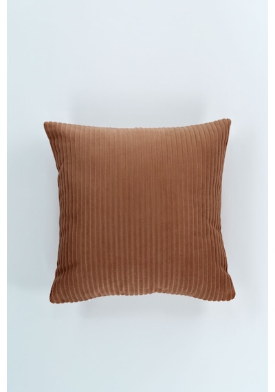 Elart Fuji Kırlent Fitilli Kadife Dekoratif 43x43 Cm Somon Somon