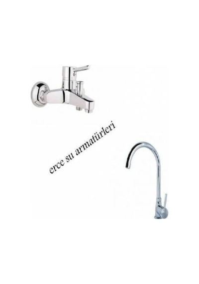 Delta Evye ve Banyo Bataryası Krom