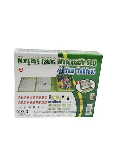 Manyetik Tablet Matematik Seti Yazı Tahtası Eğitici Oyuncak