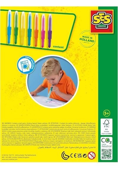 Ses Creative Yaratıcı Airbrush Renkli Kalemler