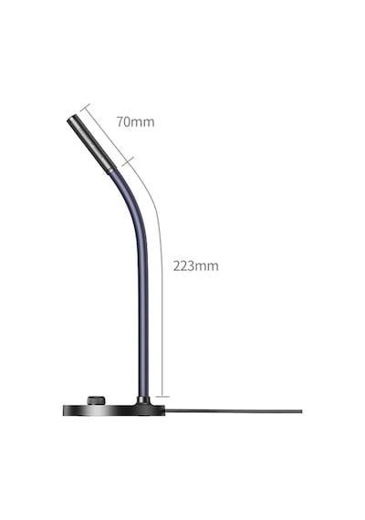 Ugreen Standlı Masaüstü Bilgisayar Usb Mikrofon, Siyah, 90416