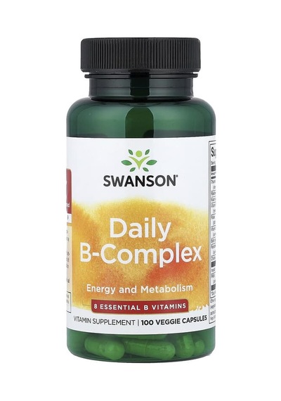 Swanson Vitamins, Daily B-complex, 100 Veg Capsules