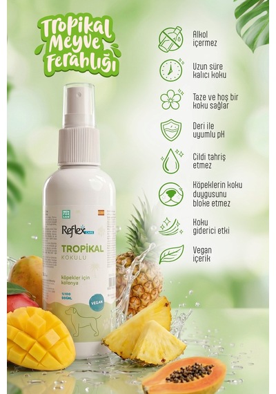 Reflex Care Tropikal Kokulu Köpek Kolonyası 125 Ml