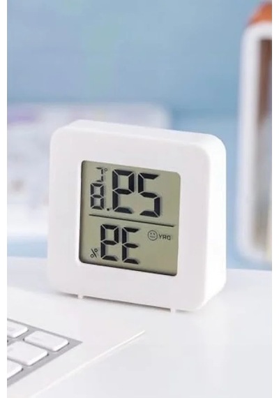 Mini Sıcaklık Ve Nem Ölçer, Lcd Ekranlı