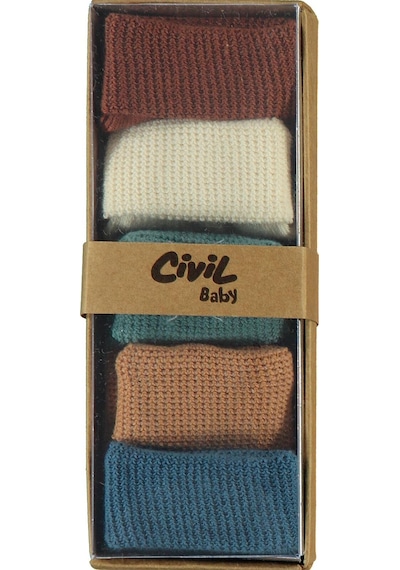 Civil Baby Bebek 5'li Çorap 6-12 Ay - Standart Standart