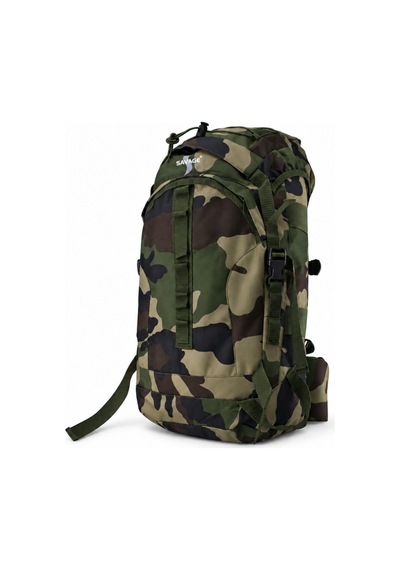 Su Geçirmez Outdoor Sırt Çantası - Dağcı Çantası - Savage Ventura 60lt- Kamuflaj Çok Renkli