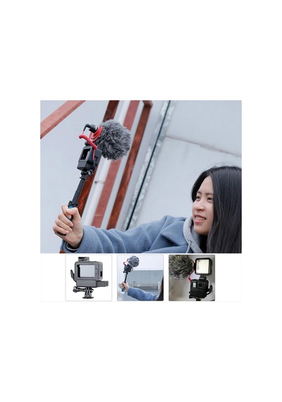 Ulanzi V2 Gopro Hero 5 6 7 Mikrofon Yuvalı Çerçeve Çok Renkli