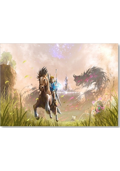 Cakasepetim Vahşi Zelda Nefesi Efsanesi Görseli Ahşap Mdf Tablo