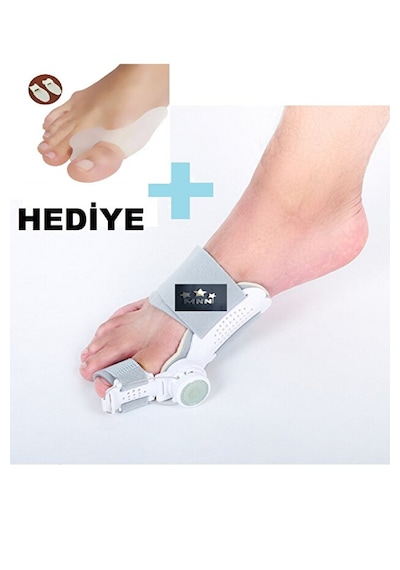 Hallux Valgus Ayarlı Gece Ateli + Bunyon Ayak Koruyucu