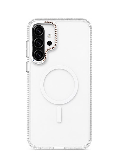 Nettech Samsung Galaxy S25 Ultra Uyumlu Taşlı Seri Arka Koruma Kılıf - Gold