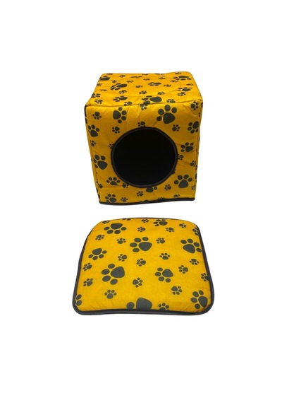 Potipet Kedi Evi Kedi Yatağı Kedi Koltuğu Kedi Minderi Şiltesi