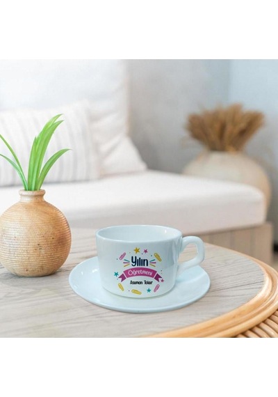 Kişiye Özel Öğretmenler Günü Baskılı Fincan Hk2337