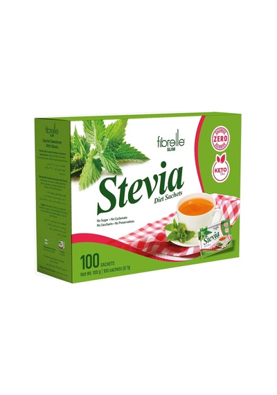 Stevia Tatlandırıcı - Saşe Form -1 G Sachet 15 G Sugar Mena Bölgesi İçin Özel Stevialı 100 Saşe 10'lu Set