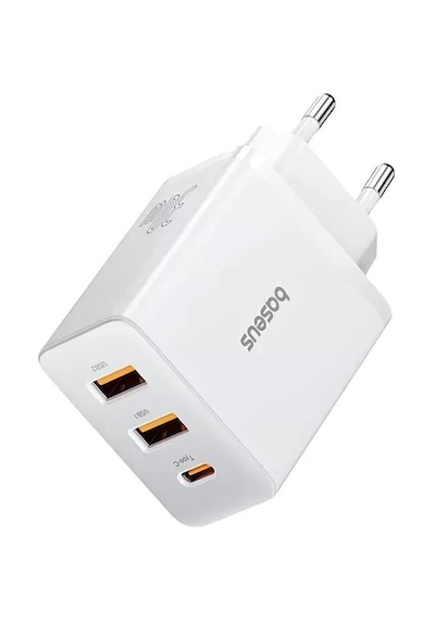 Baseus Cube CC-XFK30UE-U 2U+C 30 W Hızlı Şarj Cihazı Beyaz