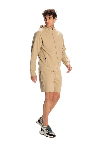 Kappa Tolgana Full Zip Erkek Bej Sweatshirt 38221vw-w6f 001