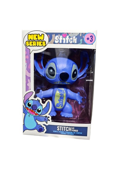 Stitch Figür Oyuncak Yumuşak Vücut Mavi 10 Cm.