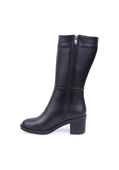 Dagoster Dza07-10620752 Siyah Günlük 7 Cm Kalıntopuklu Kadın Çizme