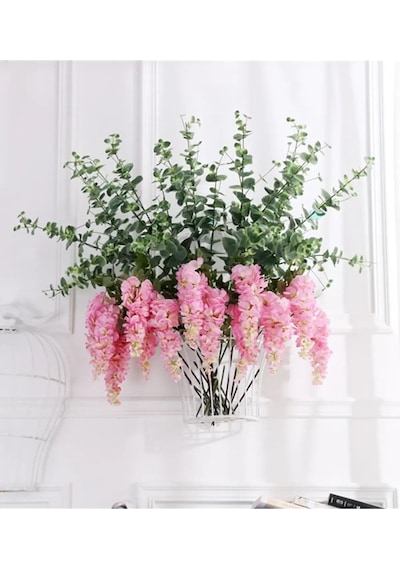 Yapay Salkım Akasya 3 Dallı 108 Cm Pembe
