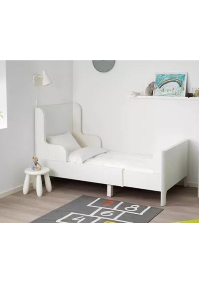 Busunge Uzayabilen Çocuk Karyolası, Beyaz Renk Meridyendukkan 80x200 Cm Busunge Uzayabilen Çocuk Karyolası, Beyaz Renk Meridyendukkan 80x200 Cm