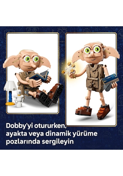 LEGO® Harry Potter™ Özgür Ev Cini Dobby™ 76469 - 8 Yaş ve Üzeri Çocuklar için Aksesuarlar İçeren Oyuncak Yapım Seti (379 Parça)