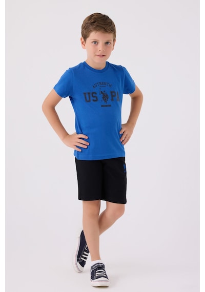 U.S. Polo Assn. Erkek Çocuk Mavi Bermuda Takım 5274-43912 Mavi