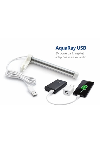 Aquaray Usb Akvaryum Işığı 5v Nano Akvaryum Led Aydınlatma Fanus Lambası
