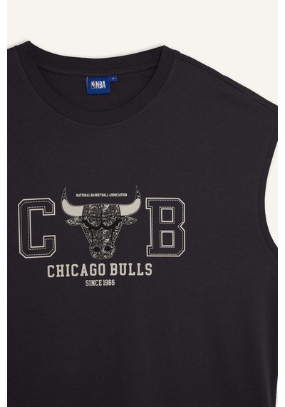 Defacto Nba Chıcago Bulls Lisanslı Oversıze Antrasit Atlet H3860ax26smar214 Antrasit-ar214