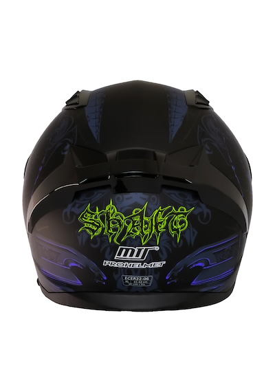 M-801 Snake Full Face Fiber Motosiklet Kaskı Güneş Vizörlü M-801 Snake