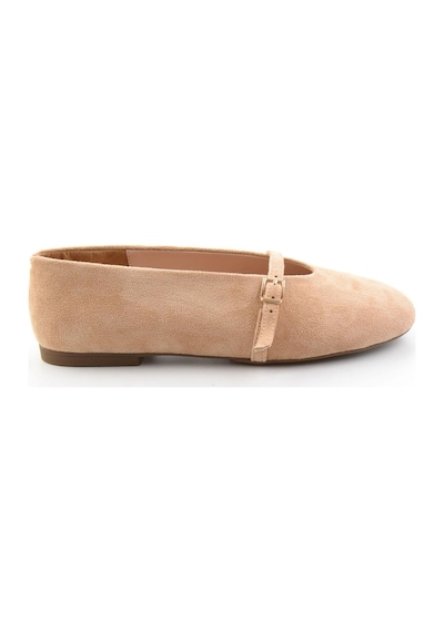 Camel Süet Kadın Babet K01391060372