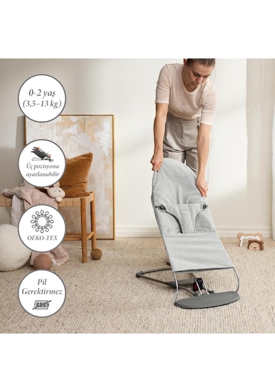 Babybjörn Balance Bliss Ana Kucağı Woven Melange / Light Grey Babybjörn Balance Bliss Ana Kucağı Woven Melange / Light Grey