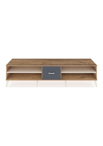 Hyperion Tv Ünitesi 2 Raflı Tek Çekmeceli 220x44x51 Çam-aytaşı/antrasit Aytası/antrasıt - Atlas Çam Hyperion Tv Ünitesi 2 Raflı Tek Çekmeceli 220x44x51 Çam-aytaşı/antrasit Aytası/antrasıt - Atlas Çam