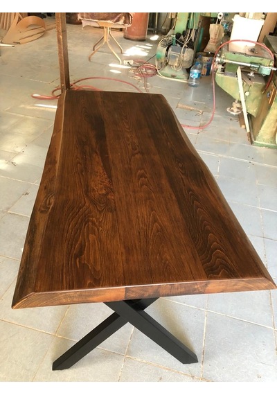 Bintaşmobilya Kütük Ağaç Masa-120X70.Cm