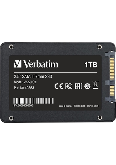 Verbatim Vi550 S3 2.5" 1 TB SATA 3 SSD