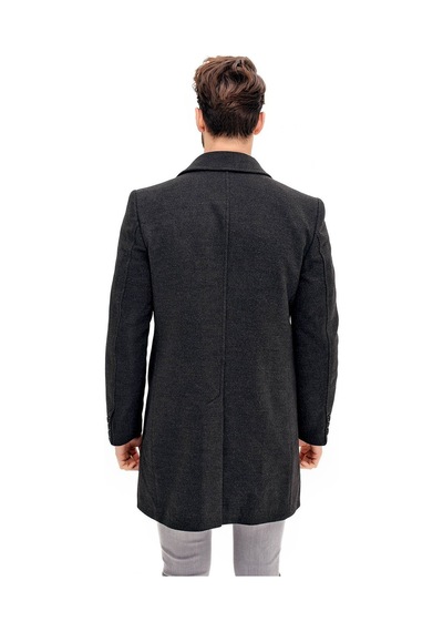 Plt8365 Dewberry Erkek Palto-antrasit Antrasit