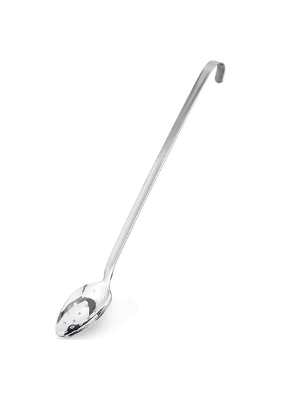 Sanayi Tipi Puntalı, Delikli Servis Kaşığı 35 Cm