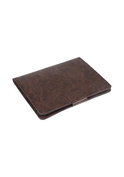 Macbook Uyumlu Air Pro 13.3 -14 İnç Organizer Evrak & Laptop Ve Tablet Çantası Crazy Kahve