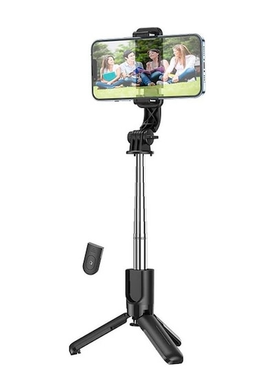 Hoco K17 Bluetooth Uzaktan Kontrol Selfie Çubuğu Tripod Mini Canlı Yayın Standı- 5775