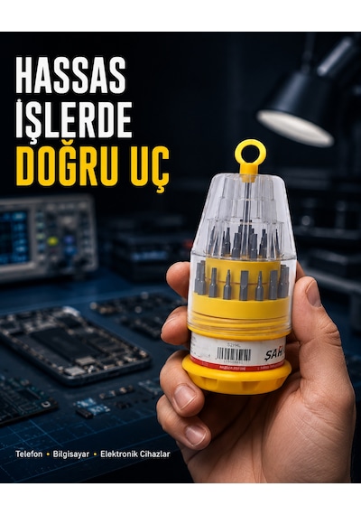 Kompakt Tornavida Seti Elektronik Cihaz Tamiri İçin - Lisinya 91460587