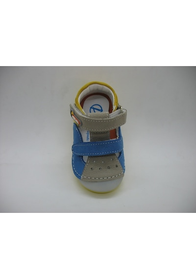 Angelokids Perlina 01102 Doğal Deri Ortopedik Ilk Adım Ayakkabısı 18-21 (422289230) Mavi