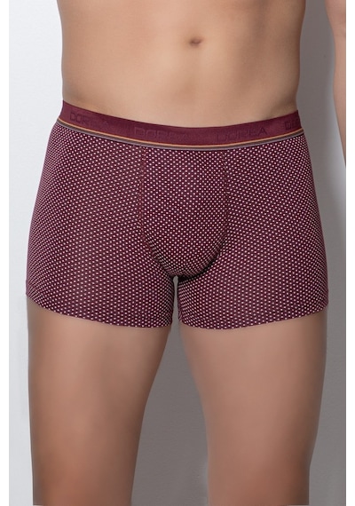 Dorea 2 Adet Erkek Desenli Bordo Boxer (443032176) Bordo