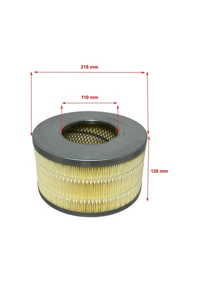 Toyota Uyumlu Hilux Vı 2.4 D, 2.5 D Ortası Kapalı Tip 97-2004 Hava Filtr
