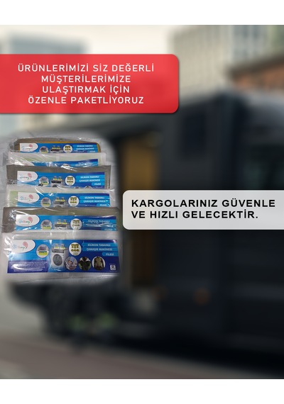 Silikon Tabanlı Çamaşır Makinesi Filesi Açık Yeşil
