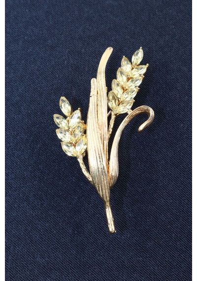 Buğday Başağı Broş. Altın Buğday Başağı Broş. Yaka İğnesi Broş. Kadın Broş. Erkek Broş. Broş. Unisex Gold